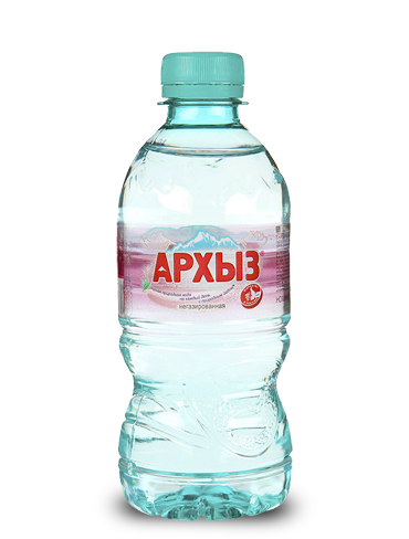 Вода Архыз 0.33 литра, без газа, пэт, 12 шт. в уп.